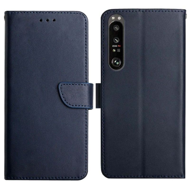 Flip Case Für Sony Xperia 5 III Glattleder