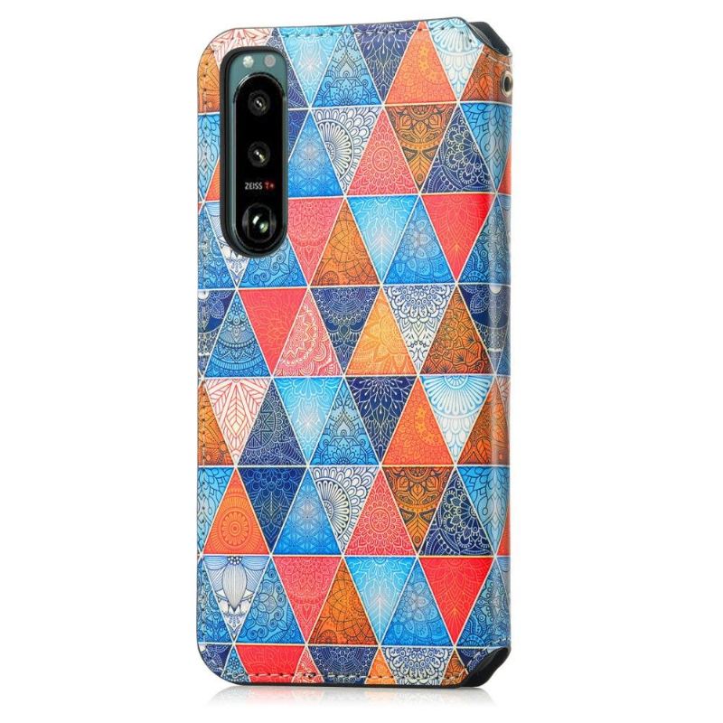 Flip Case Für Sony Xperia 5 III Mandala-kaleidoskop