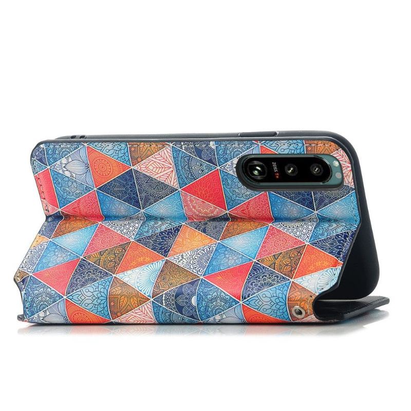 Flip Case Für Sony Xperia 5 III Mandala-kaleidoskop