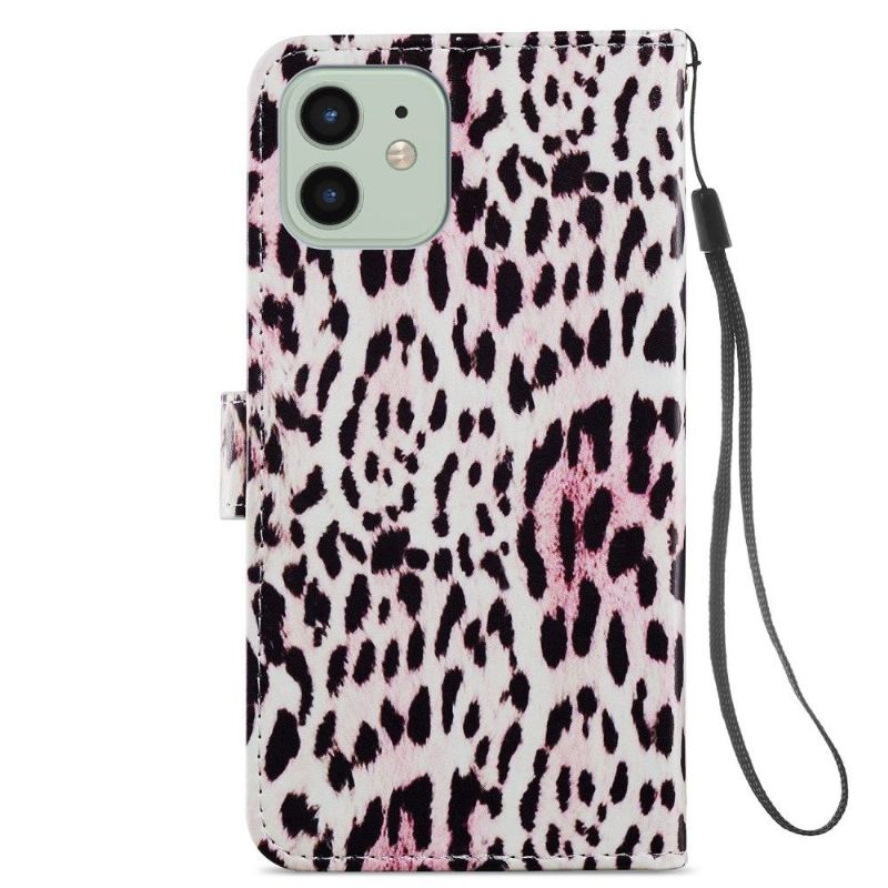 Flip Case Für iPhone 12 / 12 Pro Leopardenmuster