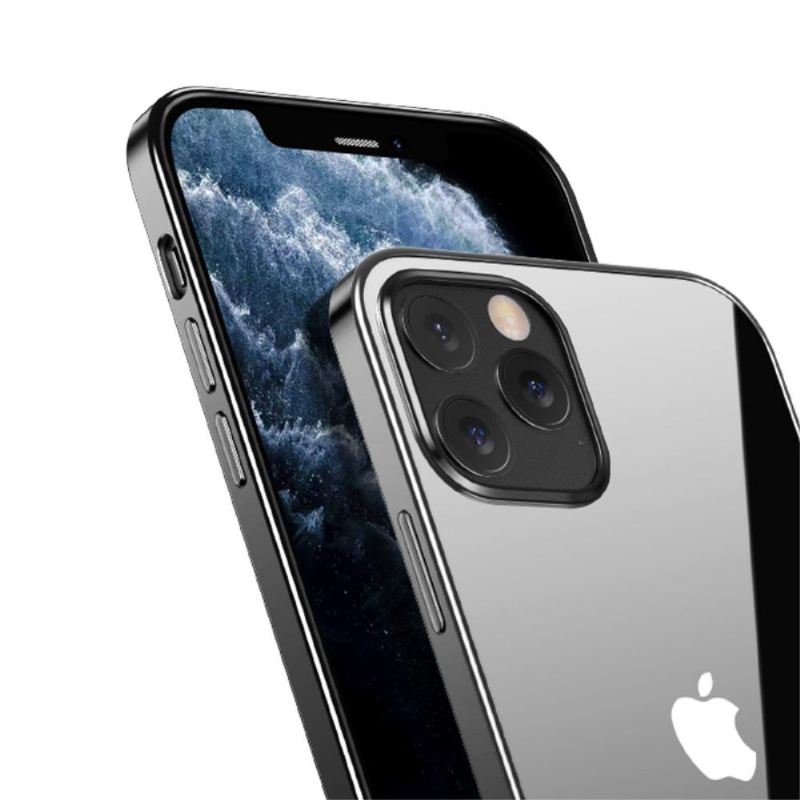 Handyhülle Für iPhone 12 / 12 Pro Transparente Konturenfarben