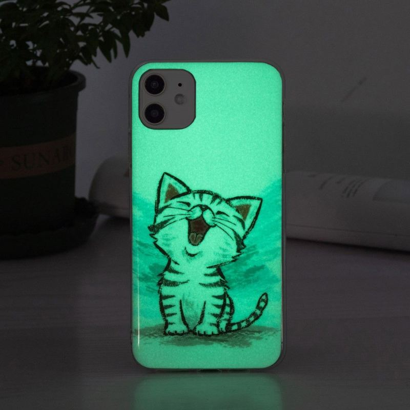 Hülle Für iPhone 12 / 12 Pro Fluoreszierender Chatinhalt