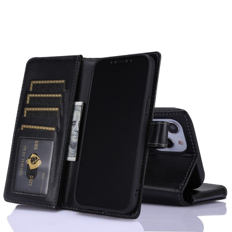 Lederhüllen Für iPhone 12 / 12 Pro Flip Case Premium-folio-cover