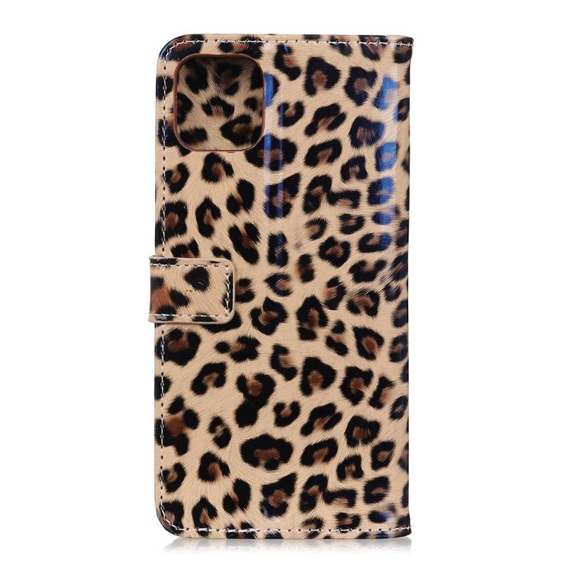 Lederhüllen Für iPhone 12 / 12 Pro Kunstleder Im Leoparden-stil