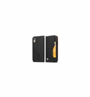 Flip Case Für iPhone XR Ständeretui Aus Leder