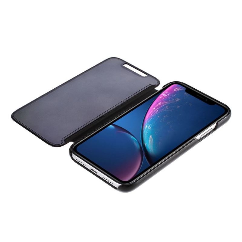 Handyhülle Für iPhone XR Schutzhülle Flip Case Spiegeleffekt