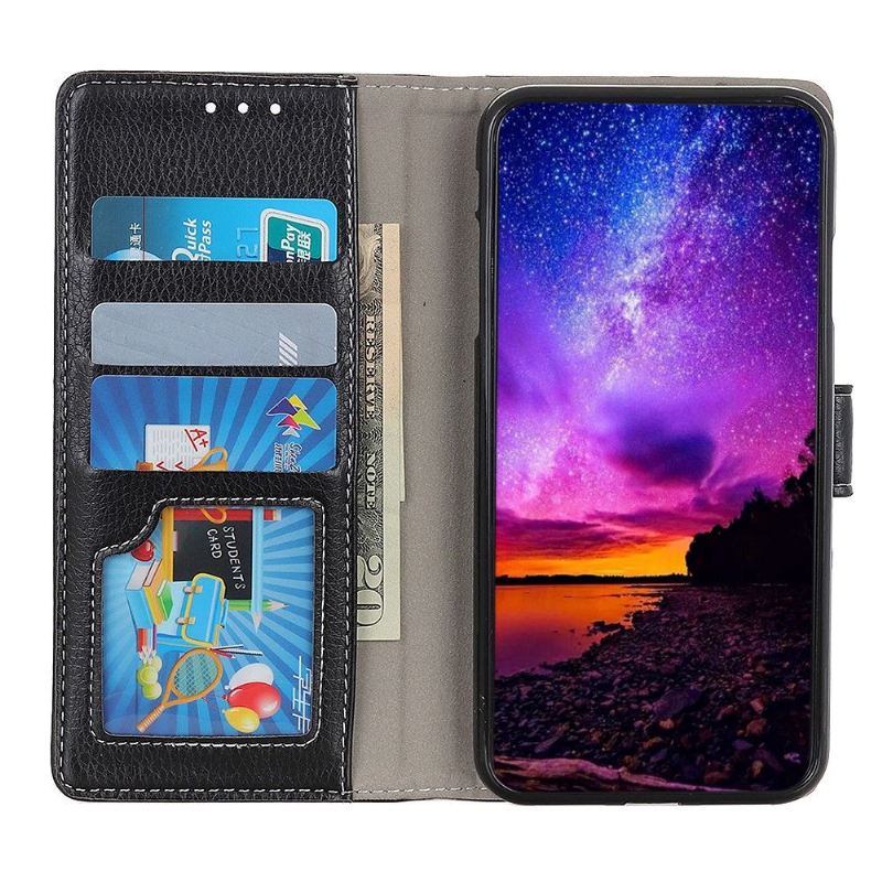 Flip Case Für Huawei Mate 30 Pro Freiliegende Nähte In Lederoptik