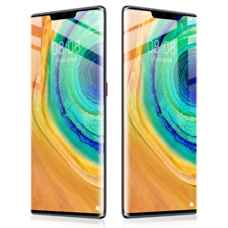 Huawei Mate 30 Pro - Displayschutzfolie Aus Gehärtetem Glas In Voller Größe - Schwarz