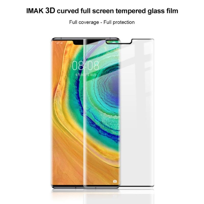 Huawei Mate 30 Pro - Displayschutzfolie Aus Gehärtetem Glas In Voller Größe - Schwarz