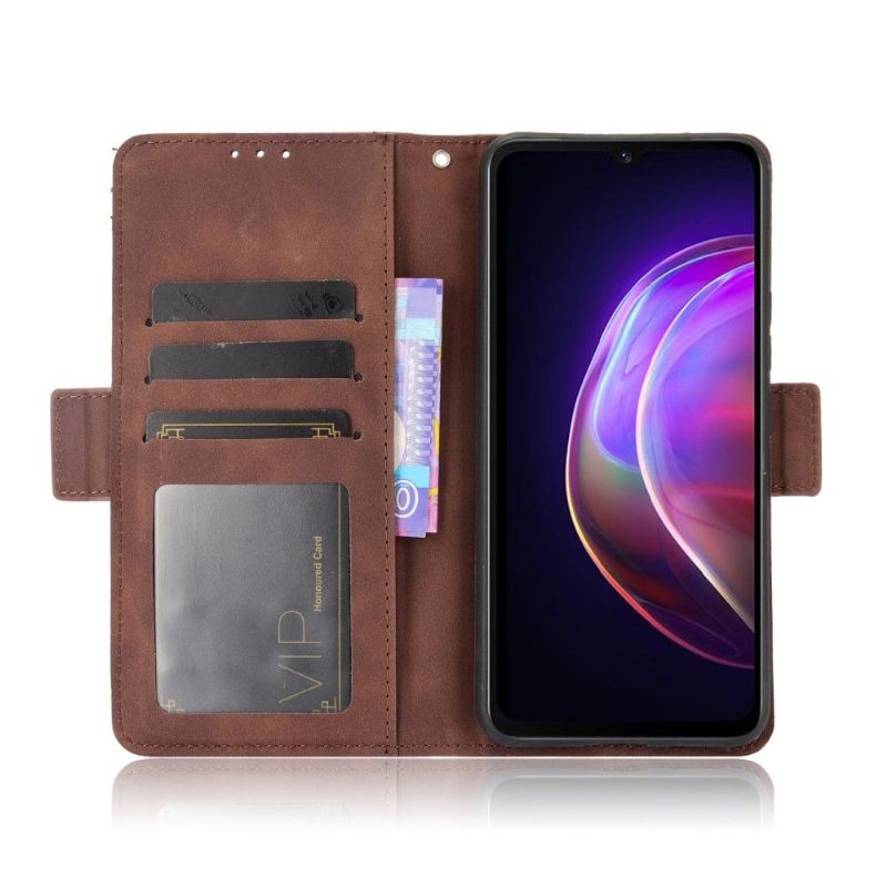 Flip Case Für Vivo V21 5G Premium Mit Kartenhalter