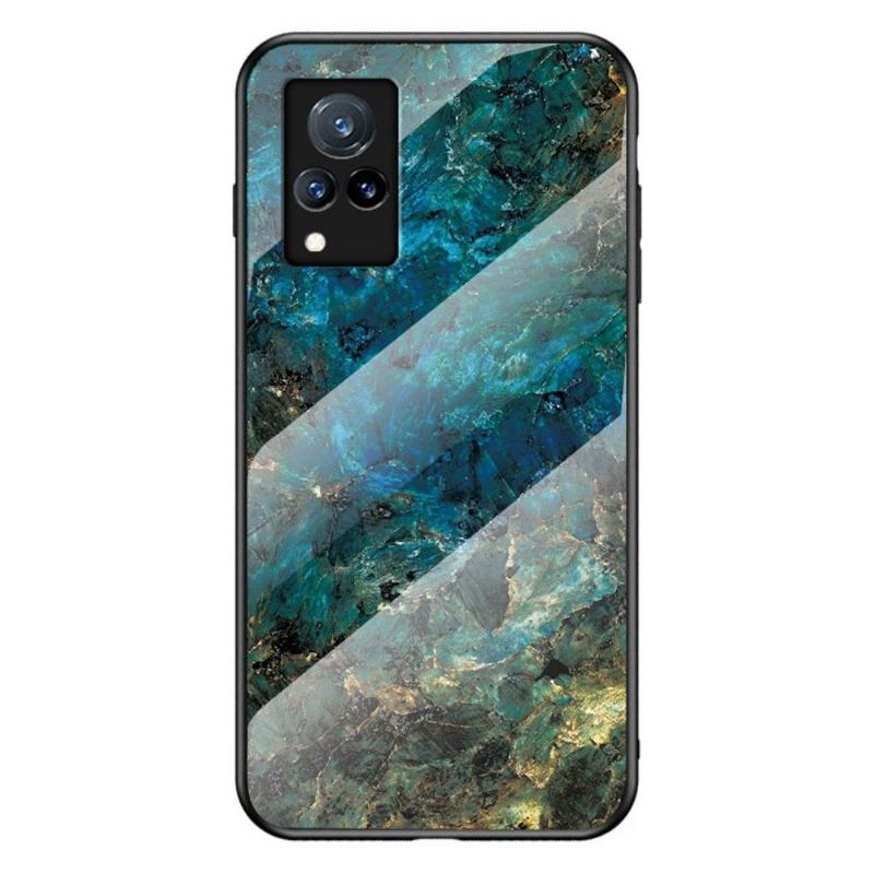 Hülle Für Vivo V21 5G Ocean Marble Glasrückseite