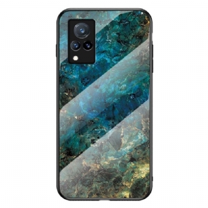 Hülle Für Vivo V21 5G Ocean Marble Glasrückseite