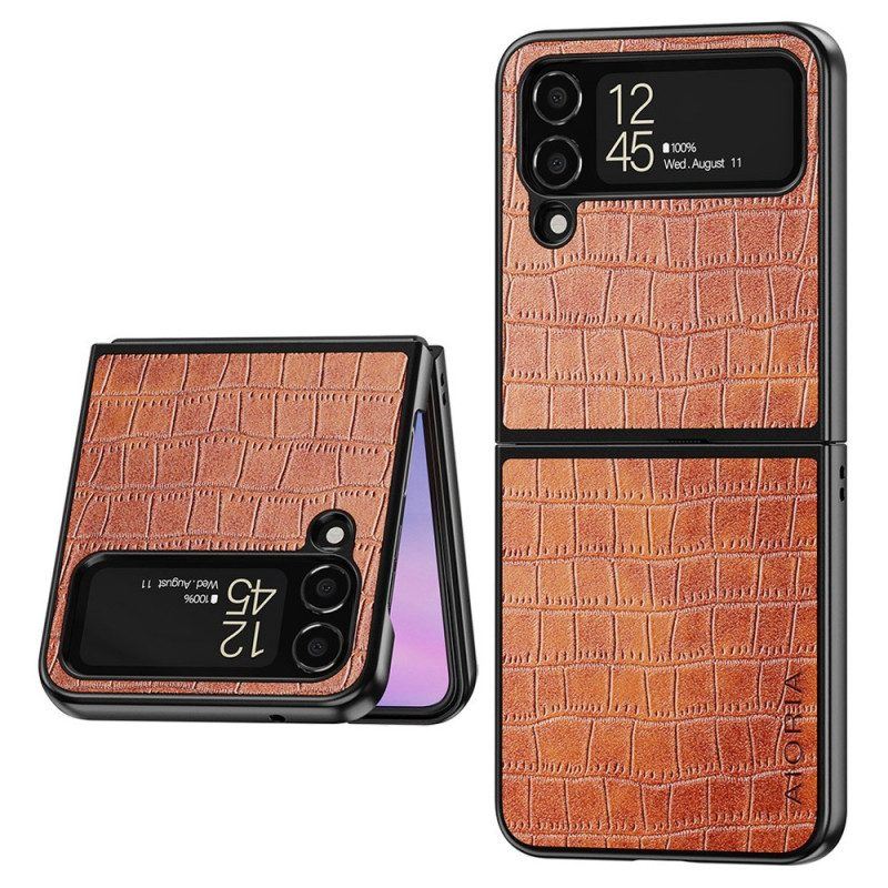 Handyhülle Für Samsung Galaxy Z Flip 4 Flip Case Aioria-krokodil