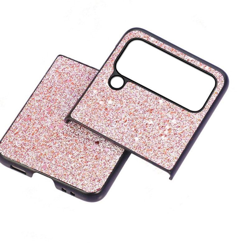 Handyhülle Für Samsung Galaxy Z Flip 4 Flip Case Glitzernde Haut