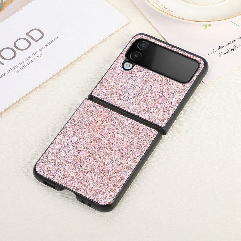 Handyhülle Für Samsung Galaxy Z Flip 4 Flip Case Glitzernde Haut