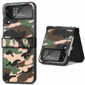 Handyhülle Für Samsung Galaxy Z Flip 4 Flip Case Militärische Tarnung