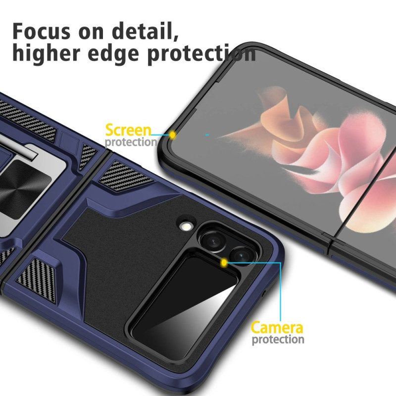 Handyhülle Für Samsung Galaxy Z Flip 4 Flip Case Ring-unterstützung