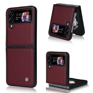 Handyhülle Für Samsung Galaxy Z Flip 4 Flip Case Yikatu-ledereffekt