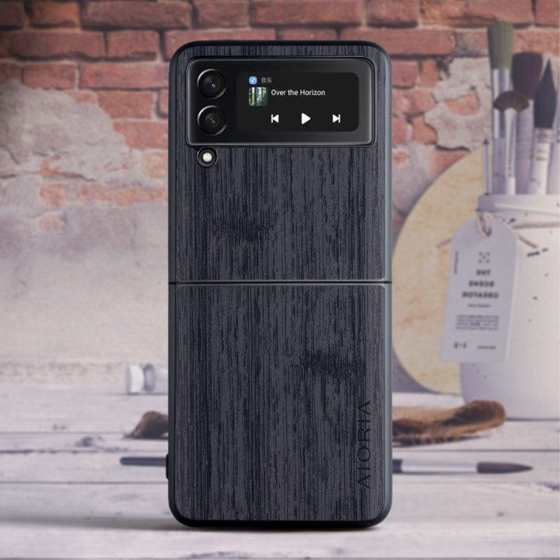 Hülle Für Samsung Galaxy Z Flip 4 Flip Case Aioria-holz