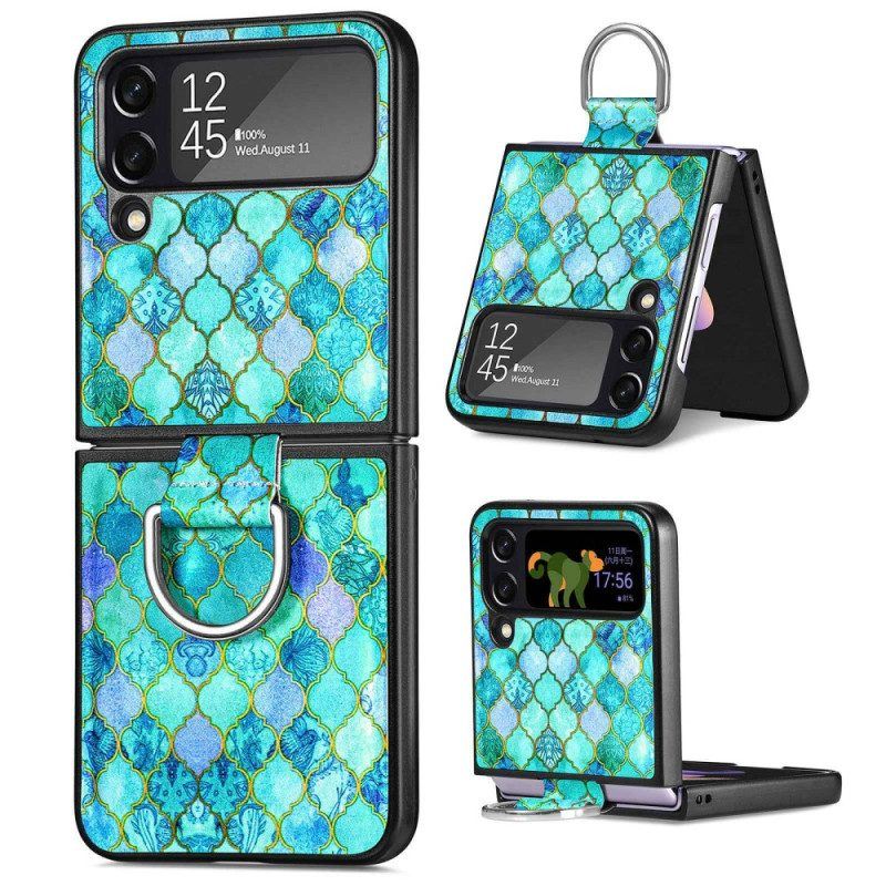 Hülle Für Samsung Galaxy Z Flip 4 Flip Case Fantasie Mit Ring Caseneo