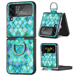 Hülle Für Samsung Galaxy Z Flip 4 Flip Case Fantasie Mit Ring Caseneo