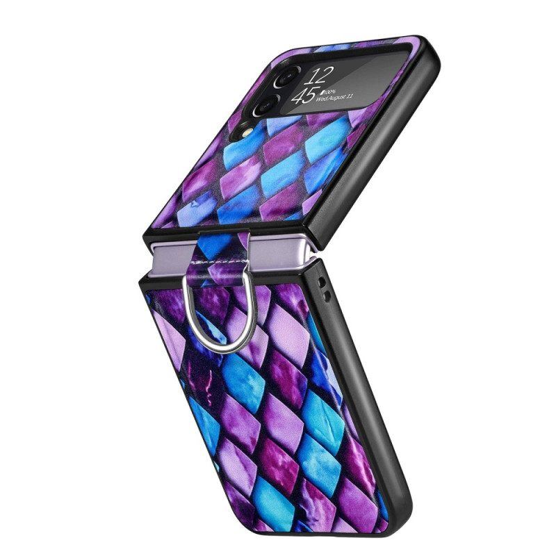 Hülle Für Samsung Galaxy Z Flip 4 Flip Case Fantasie Mit Ring Caseneo