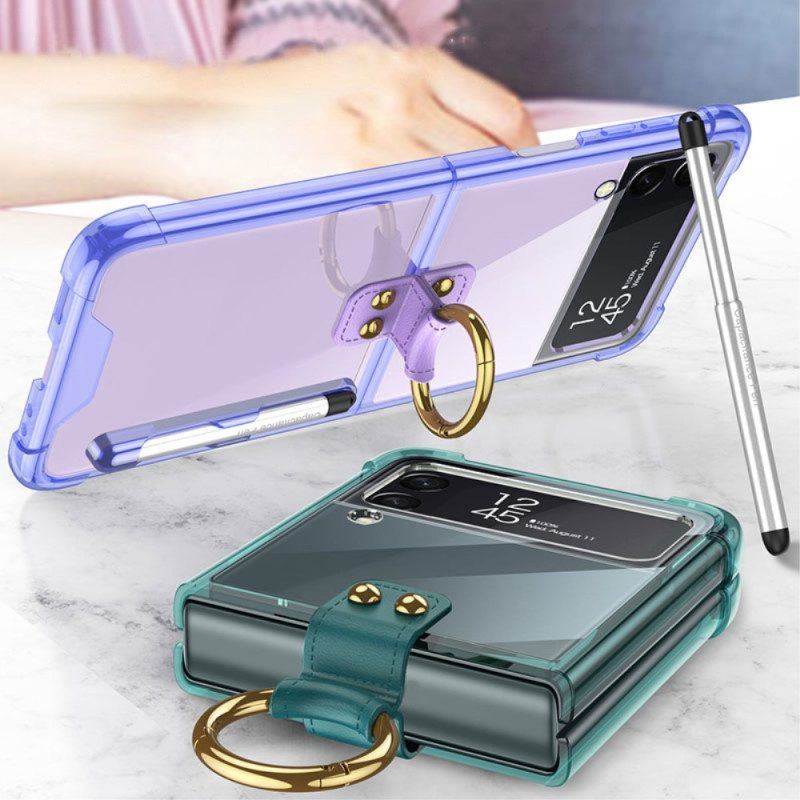 Hülle Für Samsung Galaxy Z Flip 4 Flip Case Getönt Mit Gkk Stylus