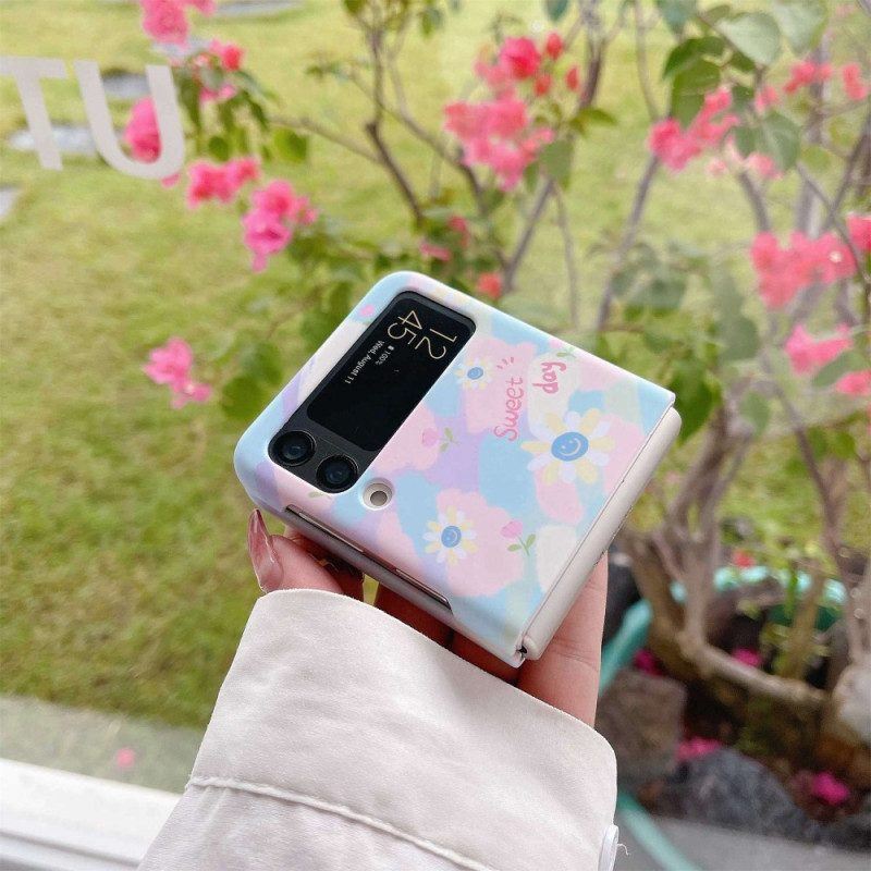 Hülle Für Samsung Galaxy Z Flip 4 Flip Case Kleine Gänseblümchen