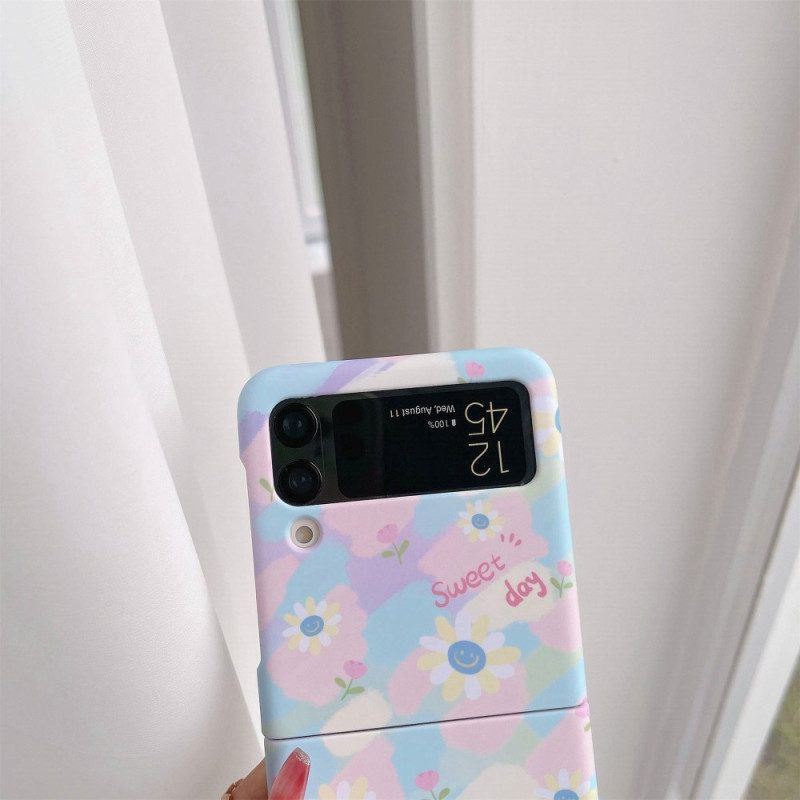 Hülle Für Samsung Galaxy Z Flip 4 Flip Case Kleine Gänseblümchen