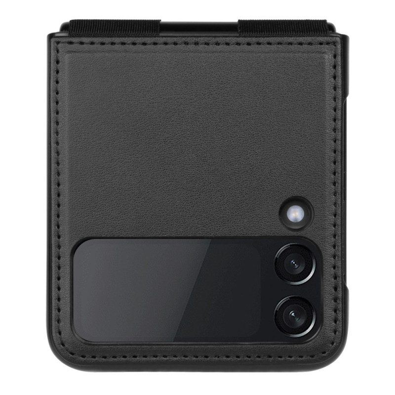 Hülle Für Samsung Galaxy Z Flip 4 Flip Case Leder Und Halter Nillkin