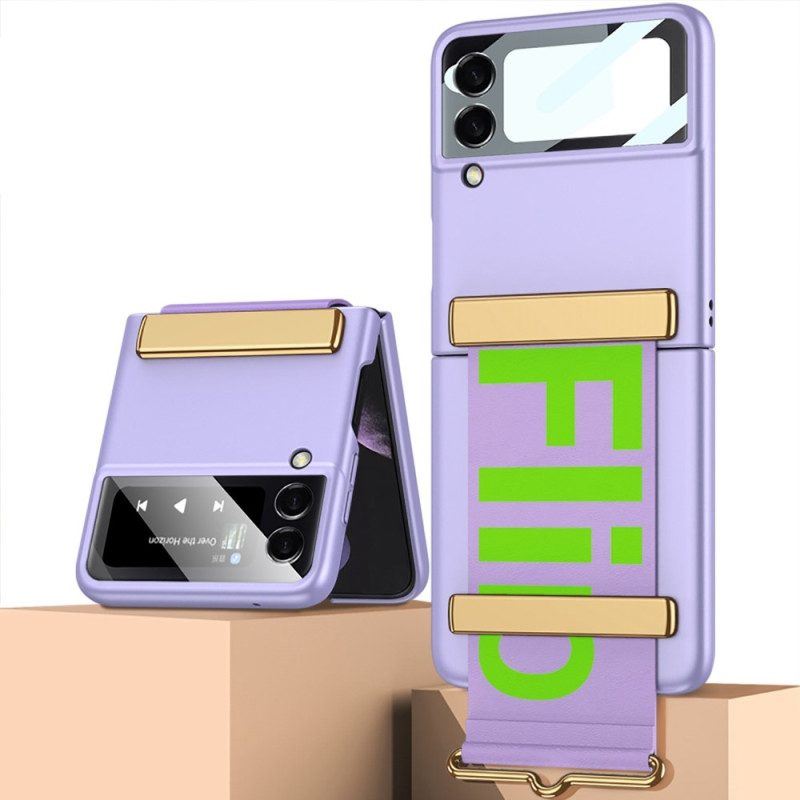 Hülle Für Samsung Galaxy Z Flip 4 Flip Case Riemen Und Film Gkk