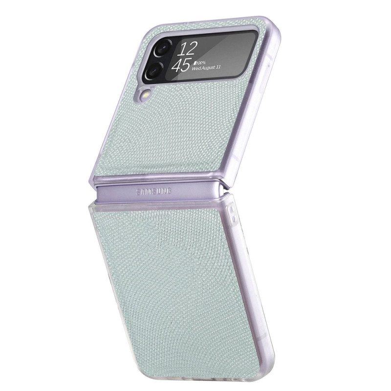 Hülle Für Samsung Galaxy Z Flip 4 Flip Case Schlangenstil Auf Klarem Silikon