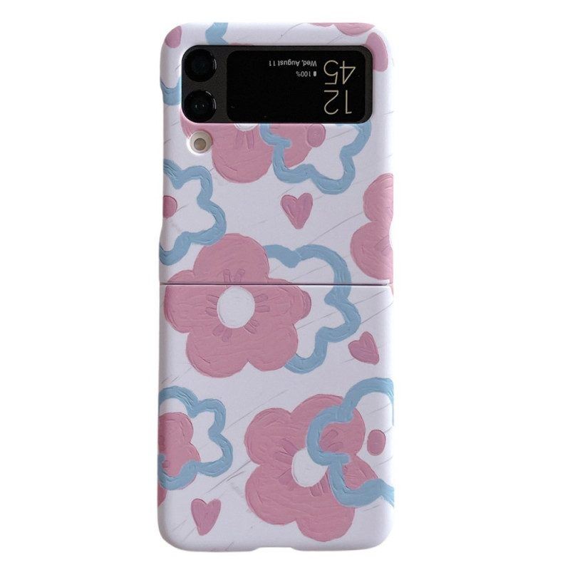 Hülle Für Samsung Galaxy Z Flip 4 Flip Case Schöne Blumen