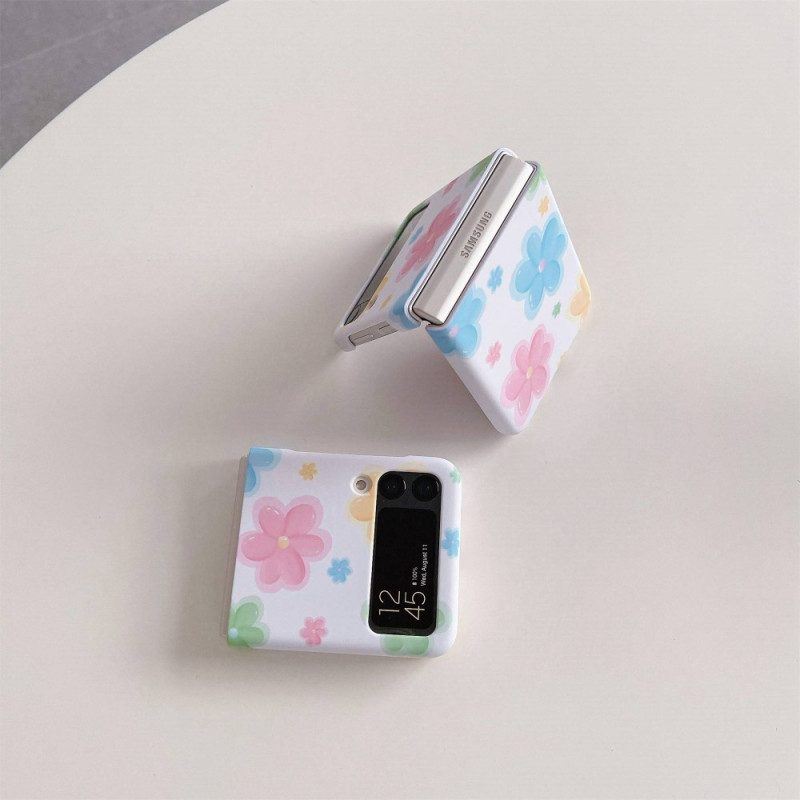 Hülle Für Samsung Galaxy Z Flip 4 Flip Case Schöne Blumen