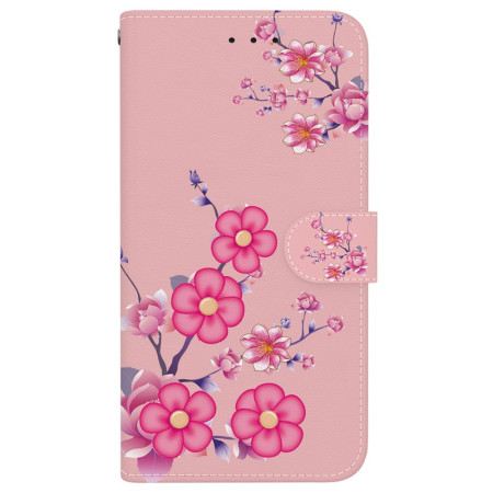 Lederhüllen Für iPhone 16 Pro Max Sakura-riemen