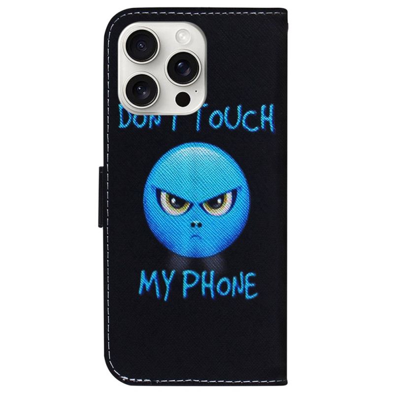 Lederhüllen iPhone 16 Pro Max Telefon-emoji