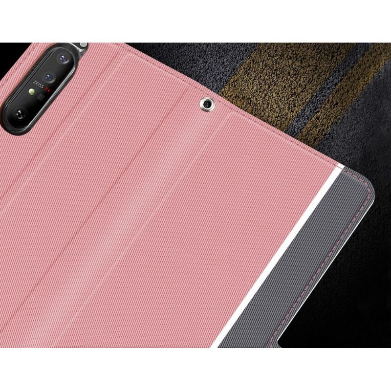 Flip Case Für Sony Xperia 1 II Leder Im Victoria-stil - Rosa