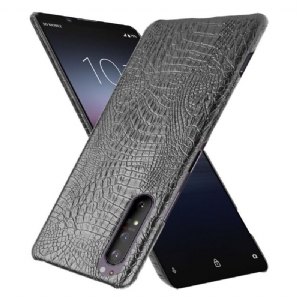 Hülle Für Sony Xperia 1 II Croc Skin-effekt