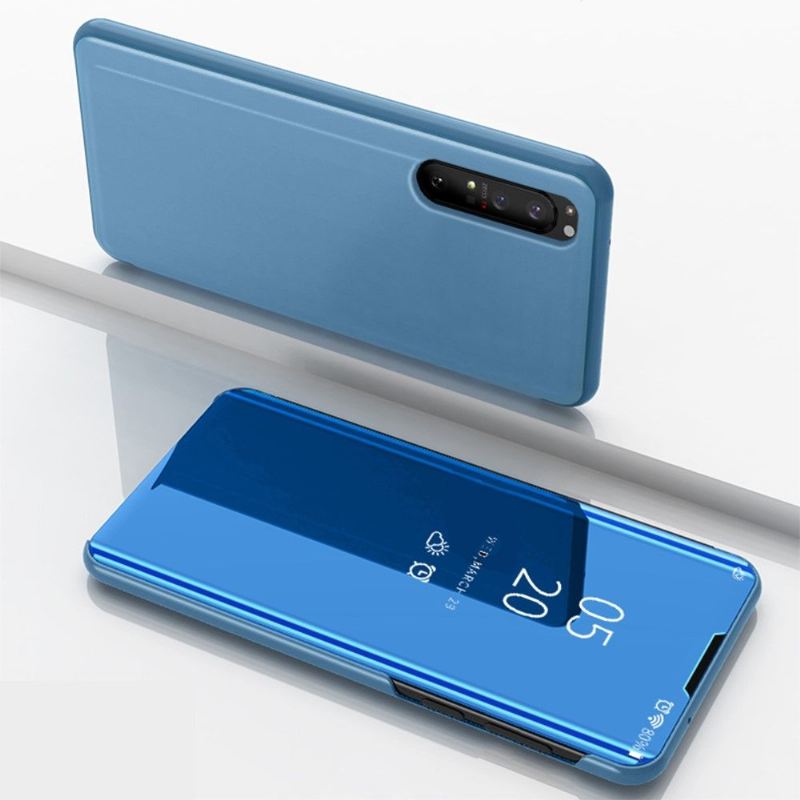 Hülle Für Sony Xperia 1 II Flip Case Spiegeleffekt