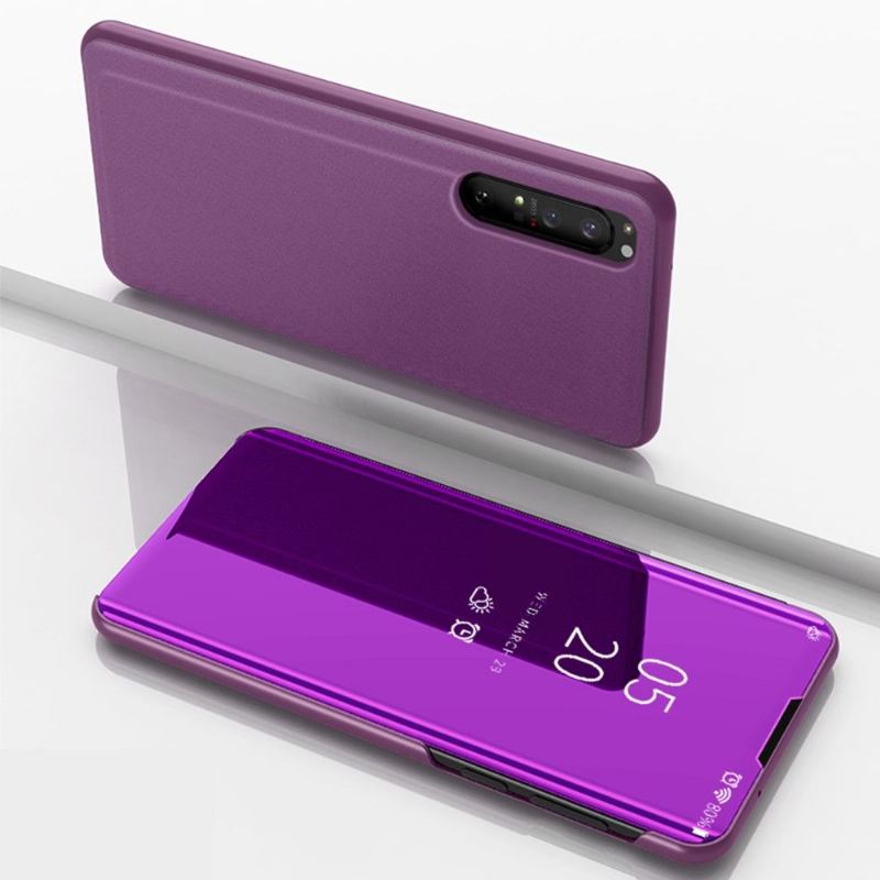 Hülle Für Sony Xperia 1 II Flip Case Spiegeleffekt