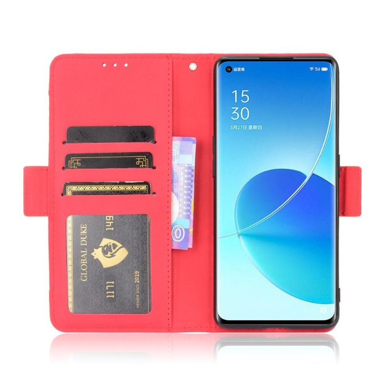 Flip Case Für Oppo Reno 6 Pro 5G Premium Mit Kartenhalter