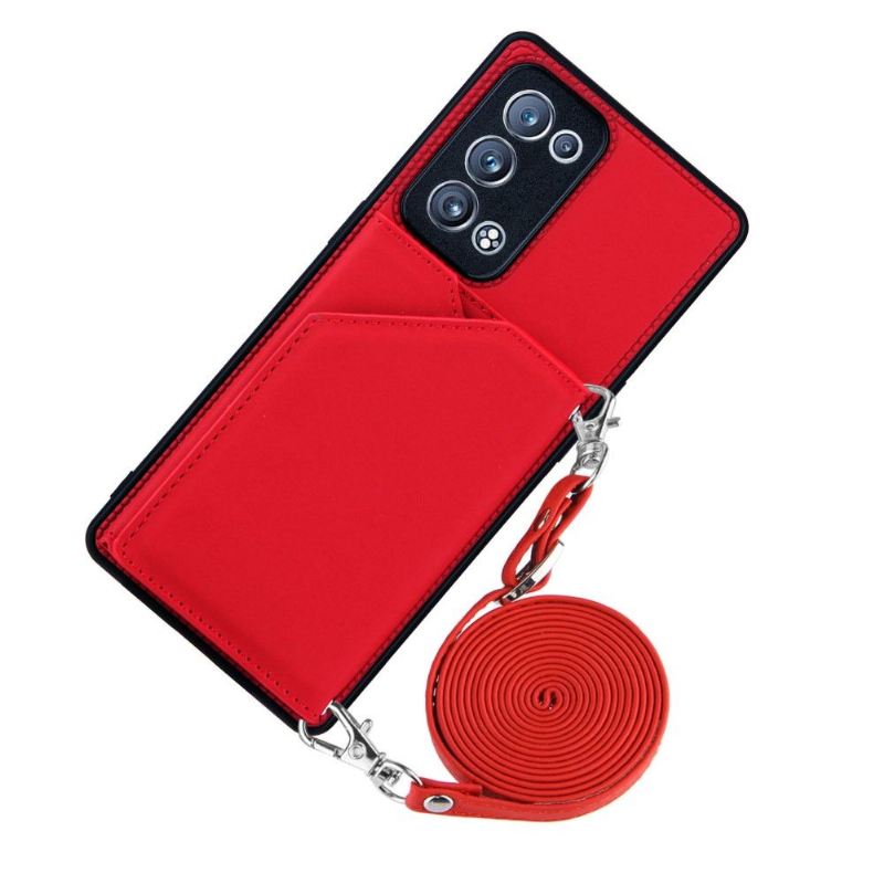 Handyhülle Für Oppo Reno 6 Pro 5G Aude Lanyard Mit Mehreren Fächern