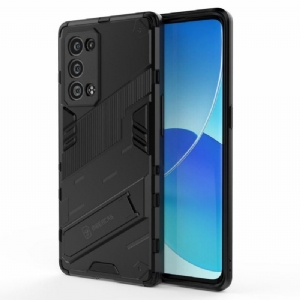 Handyhülle Für Oppo Reno 6 Pro 5G Hybrid Mit Ständer