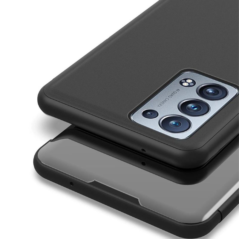 Hülle Für Oppo Reno 6 Pro 5G Flip Case Spiegeleffekt