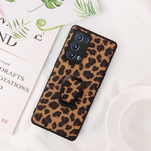 Hülle Für Oppo Reno 6 Pro 5G Unterstützungsfunktion Leopard