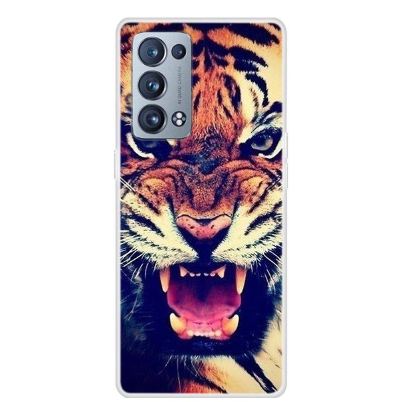 Hülle Für Oppo Reno 6 Pro 5G Wilder Tiger