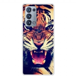 Hülle Für Oppo Reno 6 Pro 5G Wilder Tiger