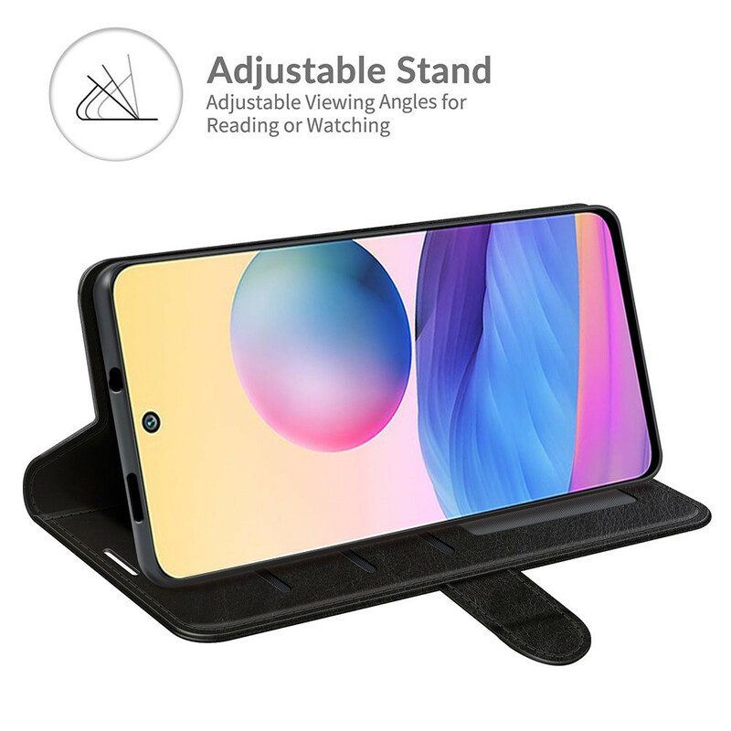 Flip Case Für Xiaomi Redmi Note 10 5G Einfarbig