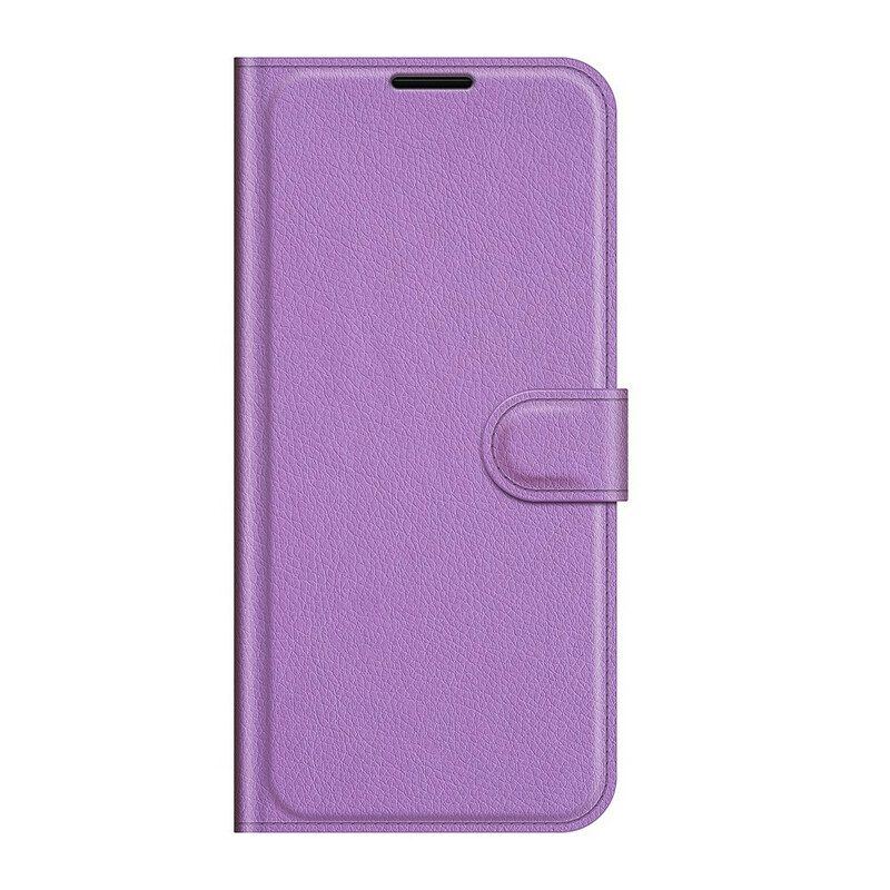 Flip Case Für Xiaomi Redmi Note 10 5G Klassisches Kunstleder