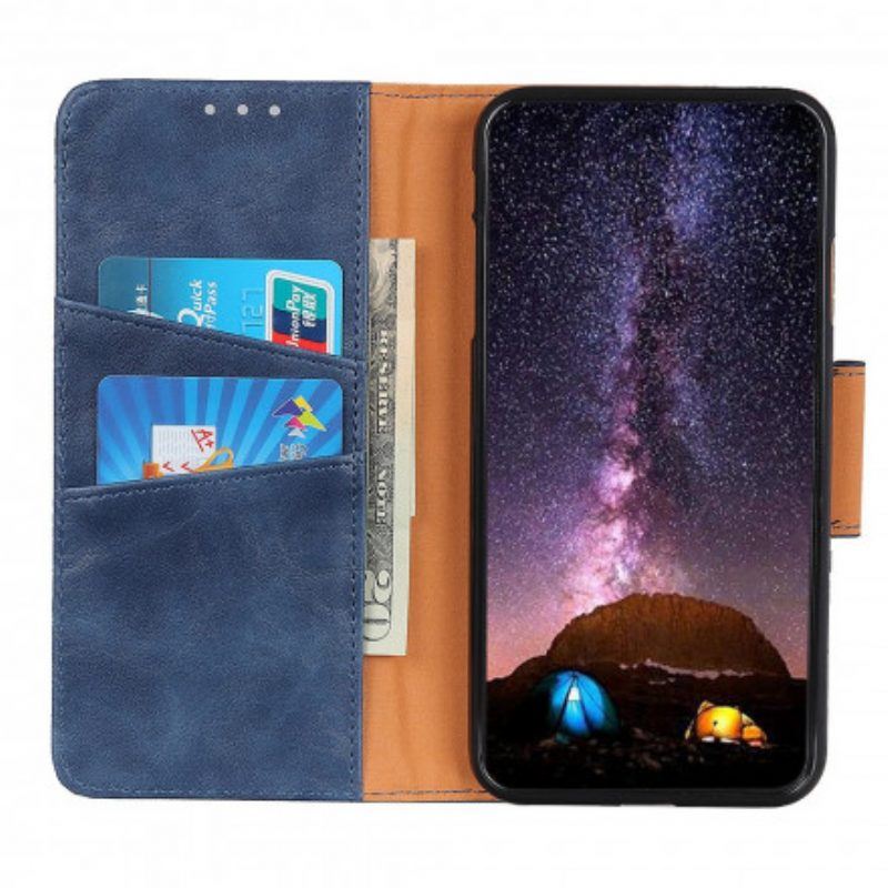 Flip Case Für Xiaomi Redmi Note 10 5G Reversibler Magnetverschluss